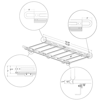 Vantech H2.1 Roof Rack for RAM ProMaster