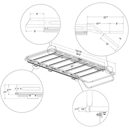 Vantech H2.1 Roof Rack for RAM ProMaster City