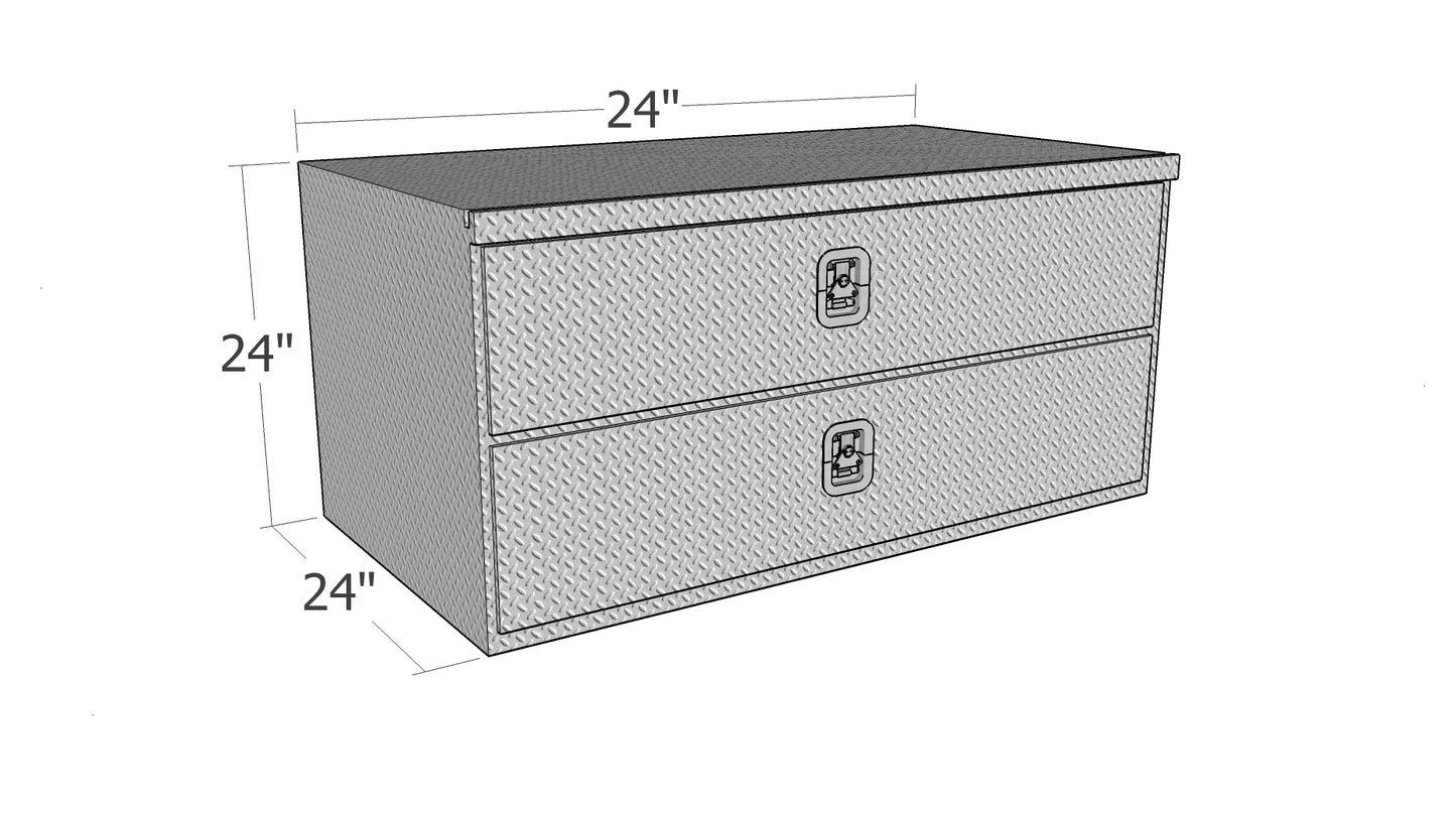 Brute HD Underbody Truck Box with Top & Bottom Drawers