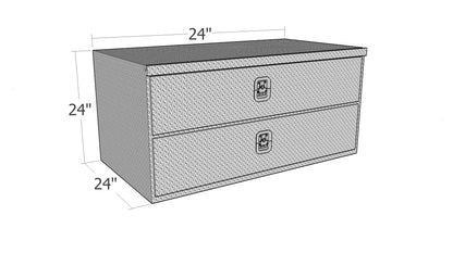 Brute HD Underbody Truck Box with Top & Bottom Drawers