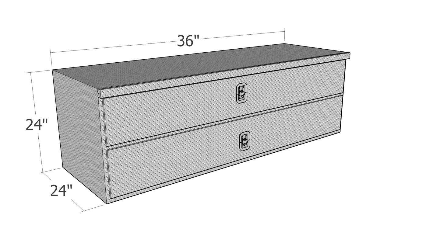 Brute HD Underbody Truck Box with Top & Bottom Drawers