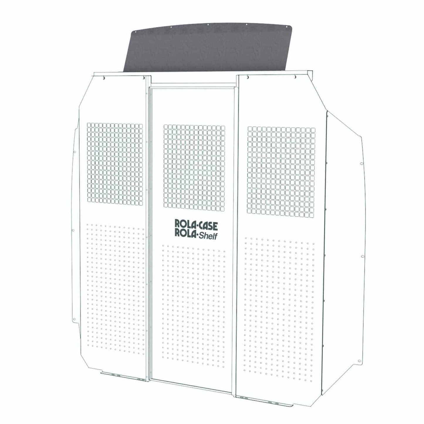 Rola-Case Service Bin Package for Ford Transit - 148-in WB - High Roof