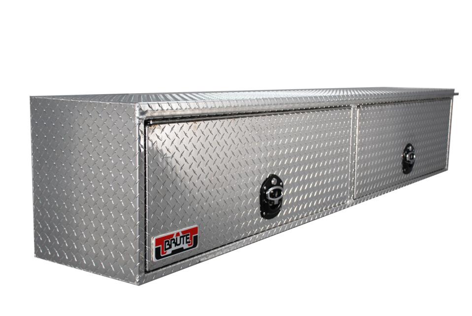 Brute HD Aluminum Top Mount Box - 88-in L x 13-in W x 16-in H - Aluminum - HTB88