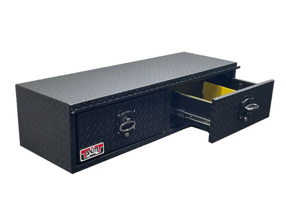 Brute Flatbed Top Sider Truck Box with 2 Drawers - 48-in L - Textured Black - HTD48-BT