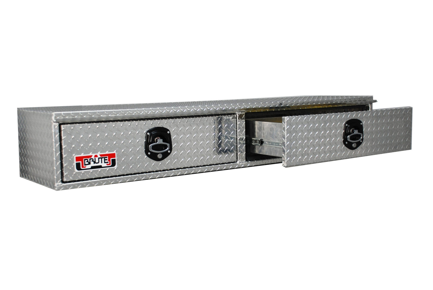 Brute Flatbed Top Sider Truck Box with 2 Drawers - 72-in L - Textured Black - HTD72-BT