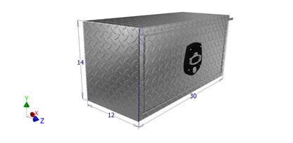 Brute Underbody Truck Box with Single Door