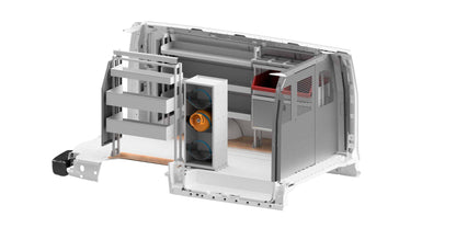 Rola-Case HVAC Bin Package for Chevy/GMC Express/Savana - 135-in WB