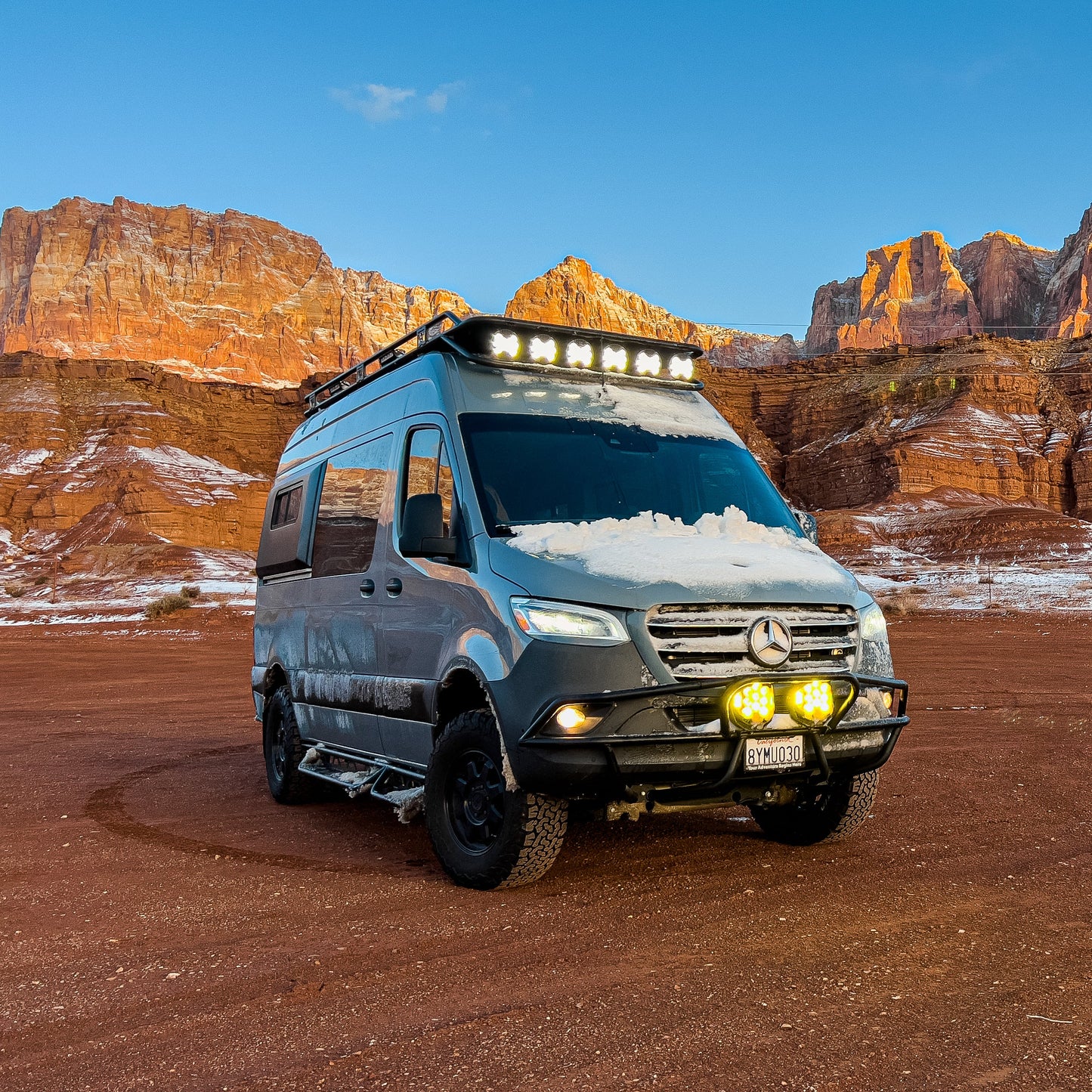 Vanspeed Baja Front Bumper - 4WD for Mercedes Sprinter 144/170 (2019+) - VNSPD-008