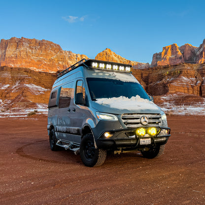 Vanspeed Baja Front Bumper - 4WD for Mercedes Sprinter 144/170 (2019+) - VNSPD-008