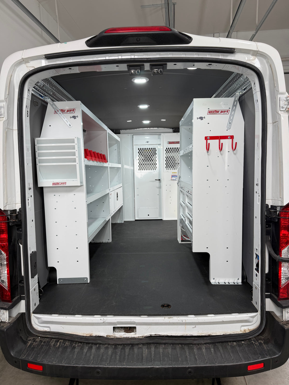 Weather Guard HVAC/Mechanical Van Package for Ford Transit - 148-in WB - Mid Roof - 600-8213L