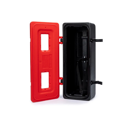 Jonesco JBWE70 10lb Commercial Vehicle Fire Extinguisher Cabinet – Single Front Loading with Toggle Pin Mechanism