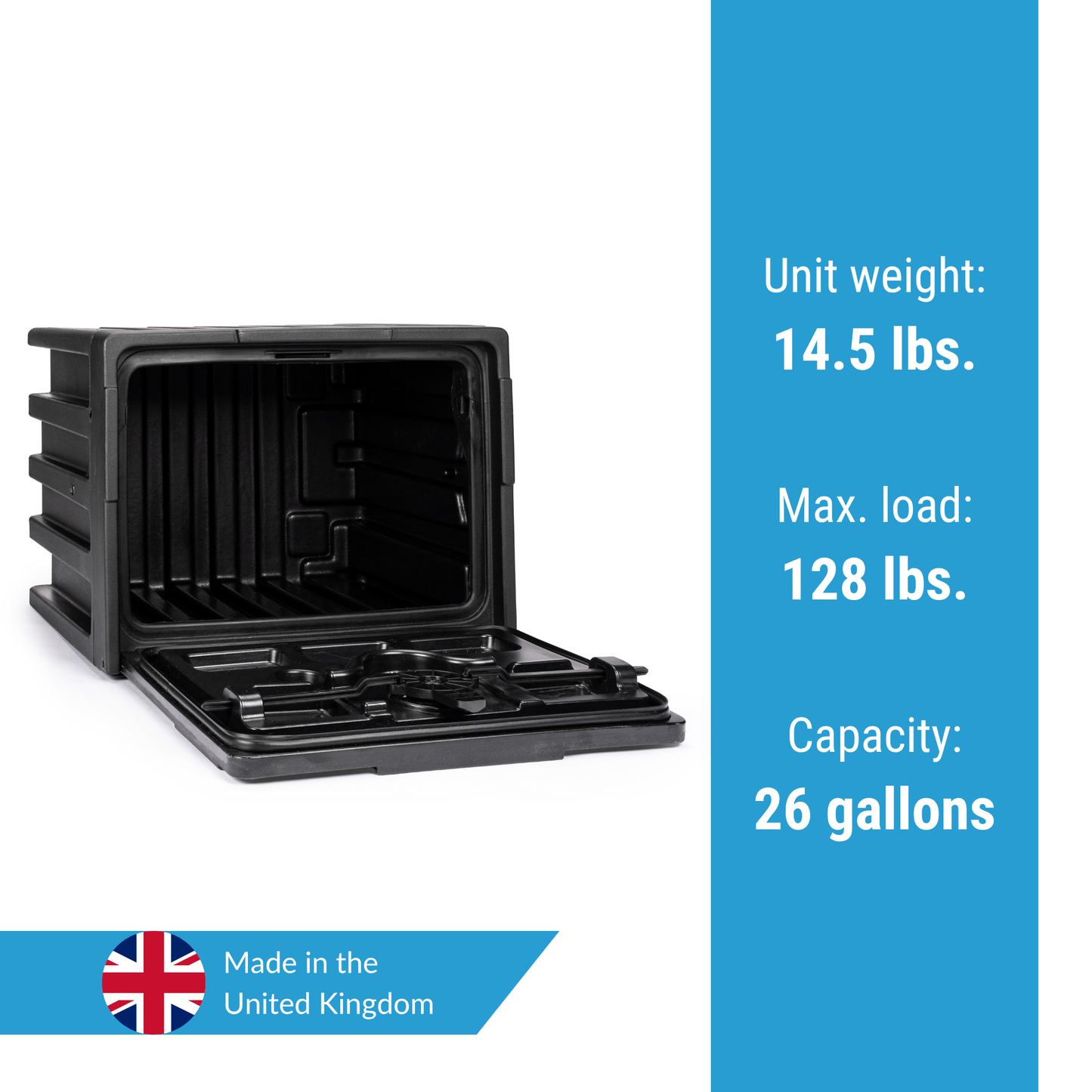 Jonesco 24-in Underbody Composite Tool Box - Single-Door - JBZ600