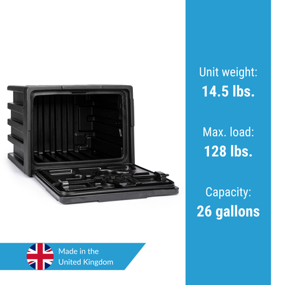 Jonesco 24-in Underbody Composite Tool Box - Single-Door - JBZ600