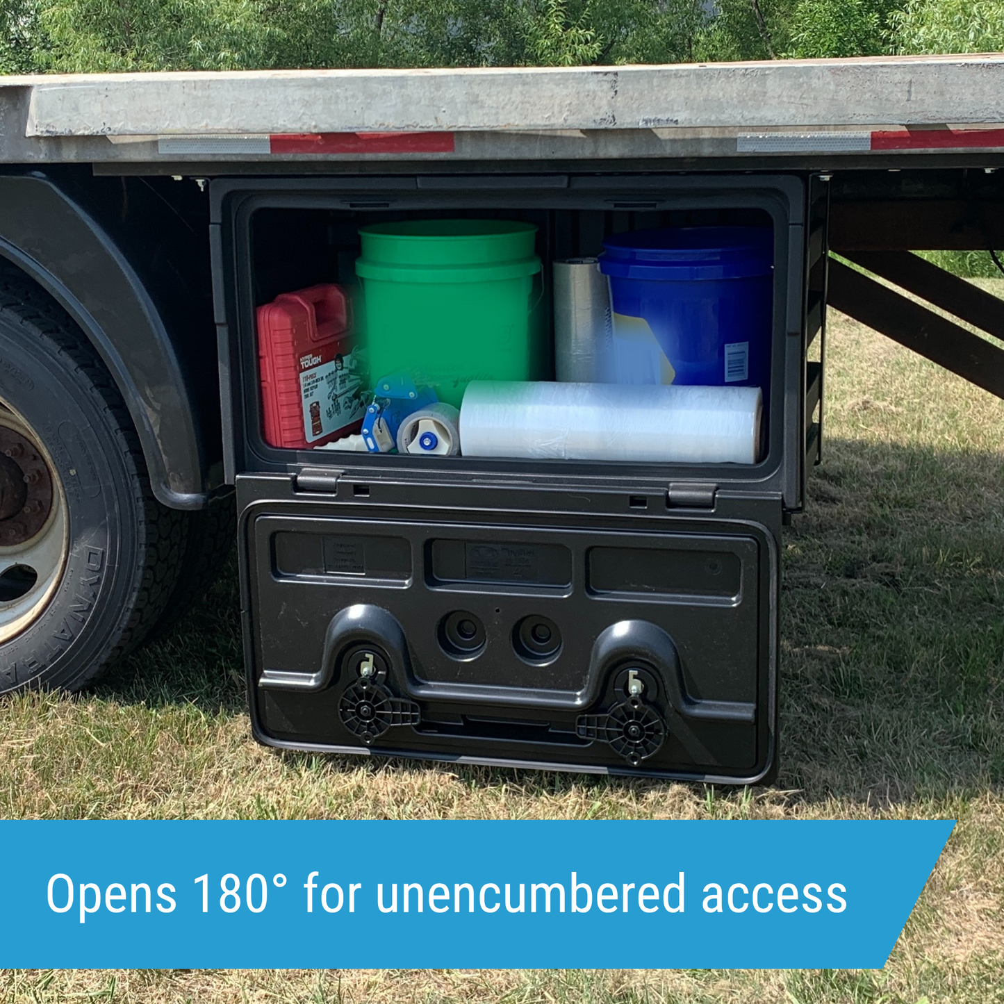 Jonesco 36-in Underbody Composite Tool Box - Single-Door - JBZ900
