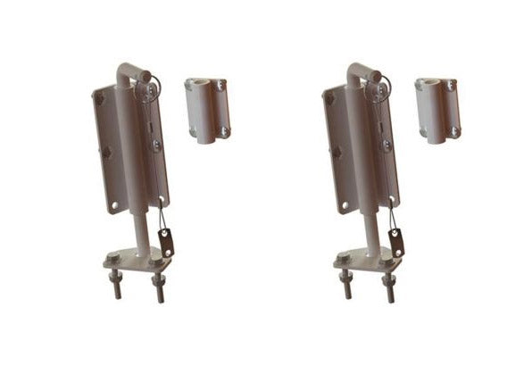 Rear Door Hold-Open Pin & Latch Kit – GMC Savana & Chevy Express Vans – 270° Door Stop (Set of 2)