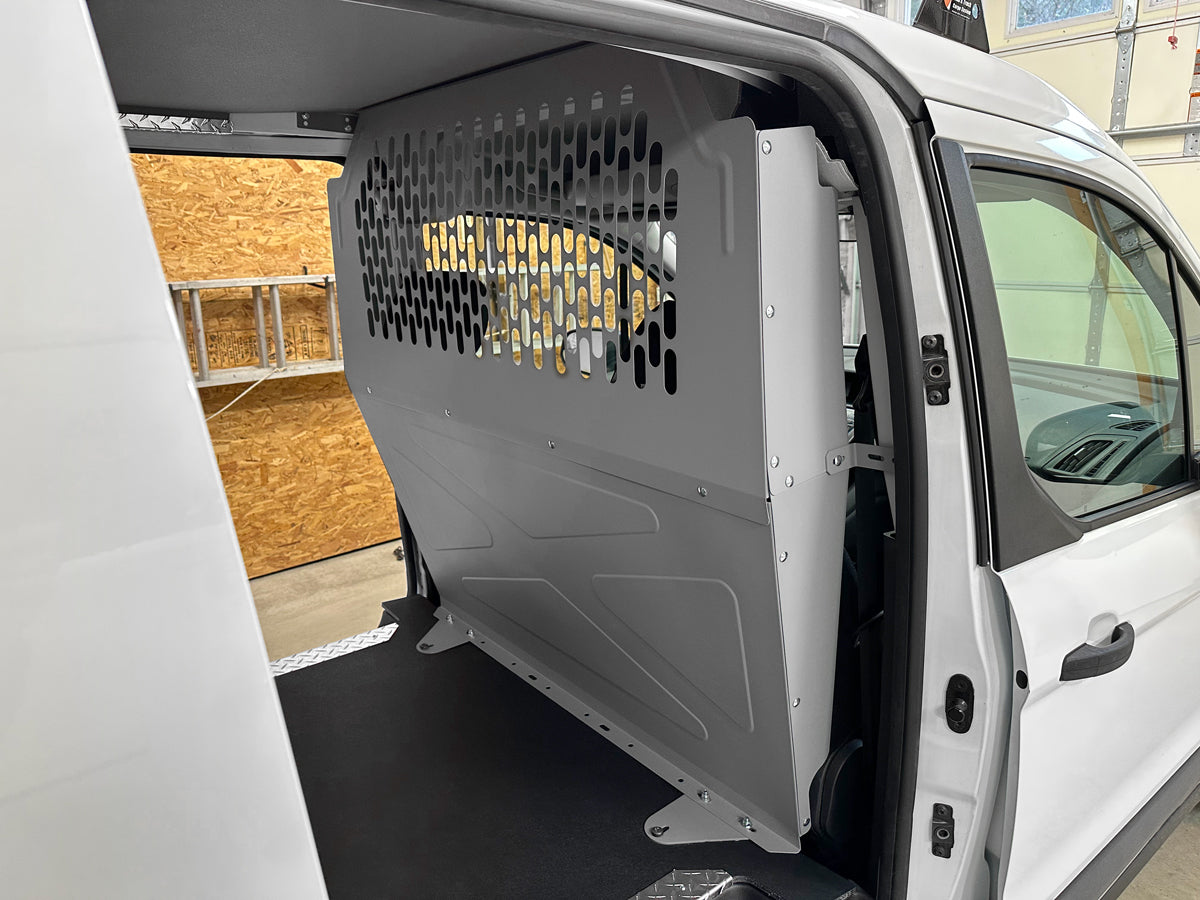 Full Partition - Perforated - Ford Transit Connect, Nissan NV200, Chevy City Express, RAM ProMaster City