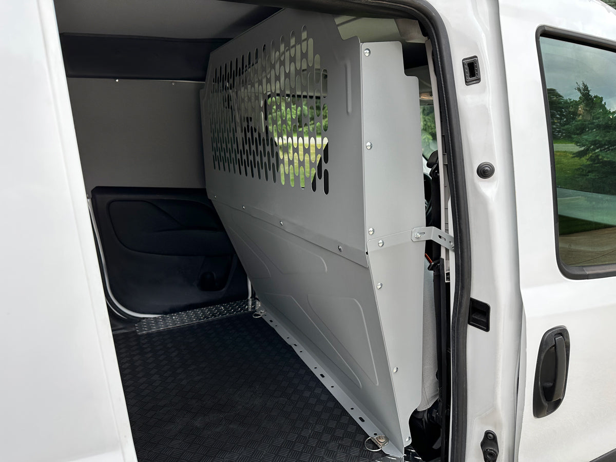 Full Partition - Perforated - Ford Transit Connect, Nissan NV200, Chevy City Express, RAM ProMaster City