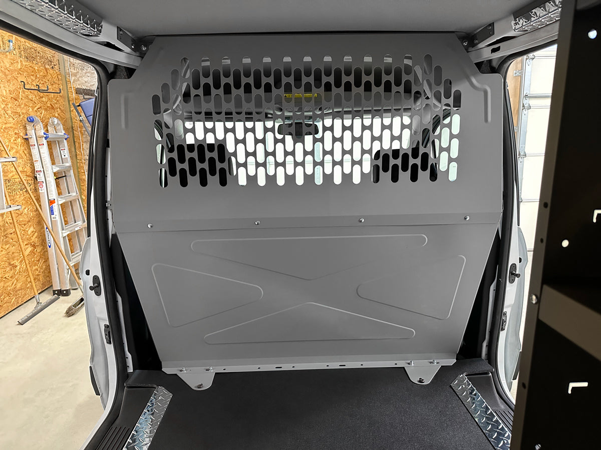 Full Partition - Perforated - Ford Transit Connect, Nissan NV200, Chevy City Express, RAM ProMaster City