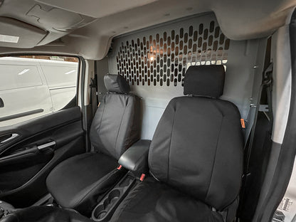 Full Partition - Perforated - Ford Transit Connect, Nissan NV200, Chevy City Express, RAM ProMaster City
