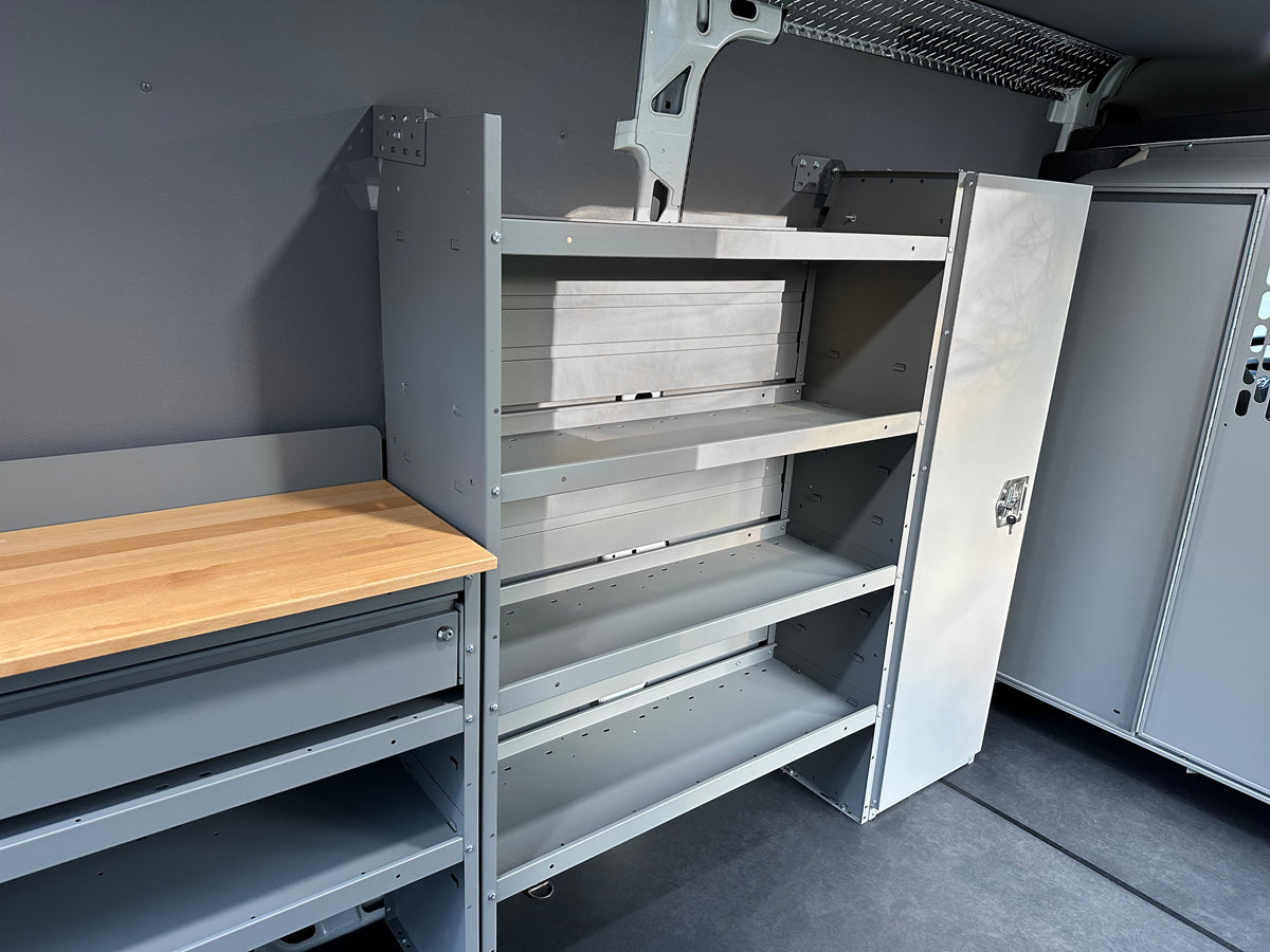 Adjustable 4 Shelf Unit - 42" W x 60" H x 14" D