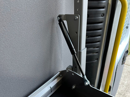Cargo Van Folding Shelf Kit - 60" W x 20" D