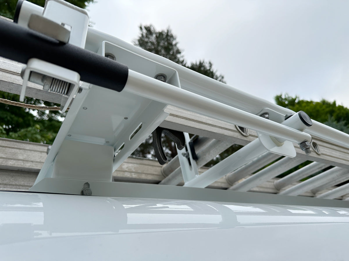 Clamp & Lock Ladder Rack – Aluminum – Single – Transit Connect, ProMaster City, Metris, City Express, NV200