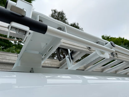 Clamp & Lock Ladder Rack – Aluminum – Single – Transit Connect, ProMaster City, Metris, City Express, NV200