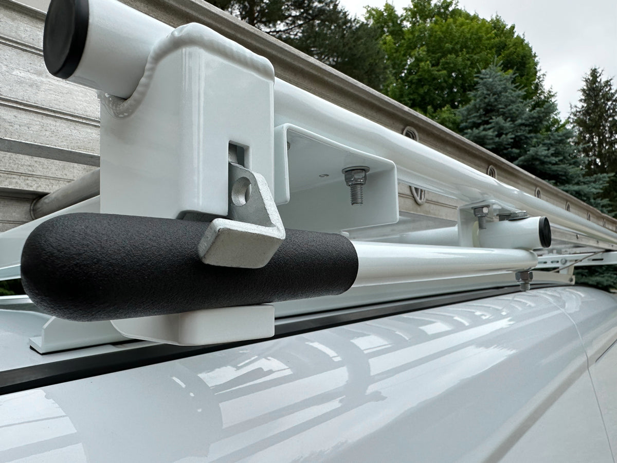 Clamp & Lock Ladder Rack – Aluminum – Single – Transit Connect, ProMaster City, Metris, City Express, NV200