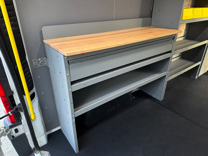 Adjustable 2 Shelf Unit - 52" W x 36" H x 14" D