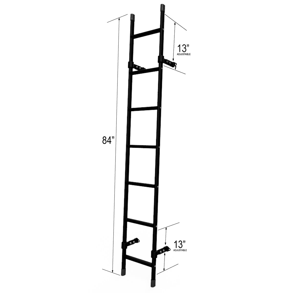 Rear Access Ladder, Best fit Box Trucks (84″)