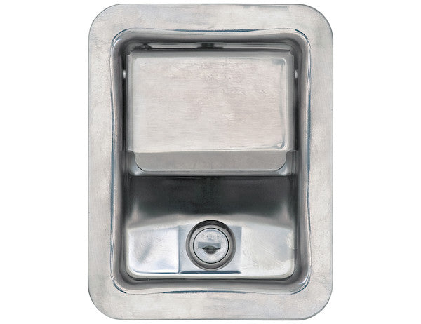 Buyers Products Stainless Steel Rotary Single Point Paddle Latch - 1/2-In Striker - L3885RLS
