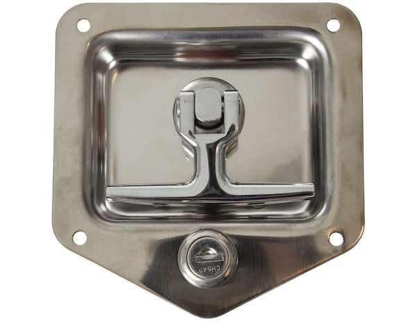 Buyers Products Stainless Steel 2-Point Folding T-HANDLE for Latches - L882501