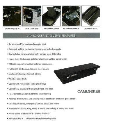 CamLocker Crossover Tool Box - 71-in - Standard Lid - Deep Notched