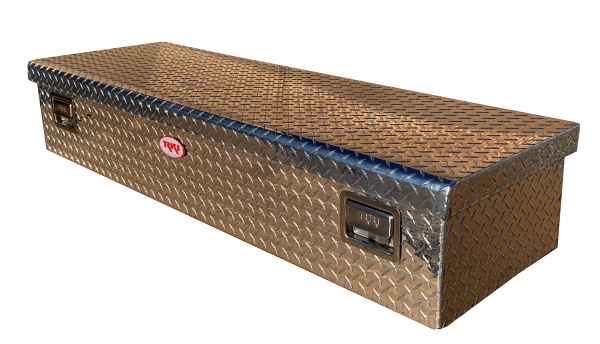 RKI 58-in Chest Truck Tool Box M-Series Single Lid Fifth Wheel Floor Mount - Aluminum - M58FP-1NMA
