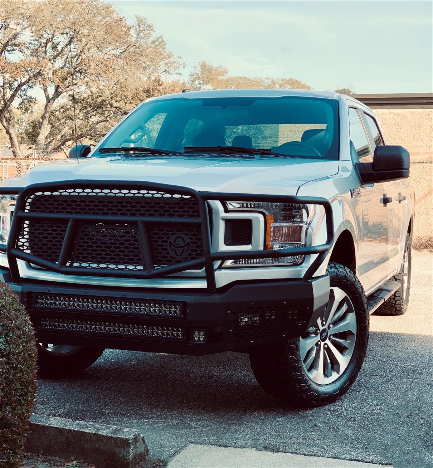 Ranch Hand Midnight Series Front Bumper for Ford F-150 (2018-2020) - MFF18HBM1