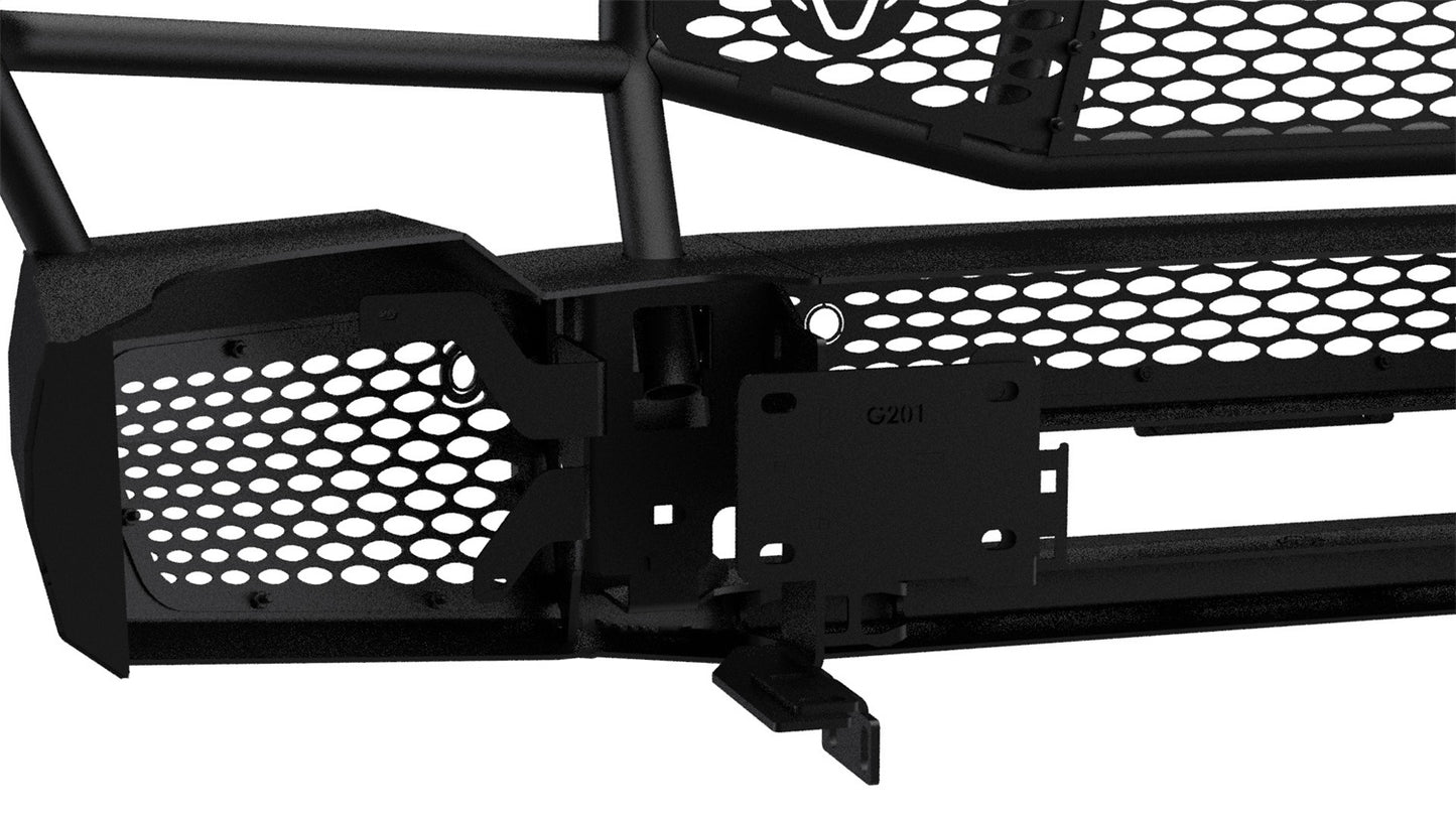 Ranch Hand Midnight Series Front Bumper for GMC Sierra HD (2020-2023) - MFG201BM1