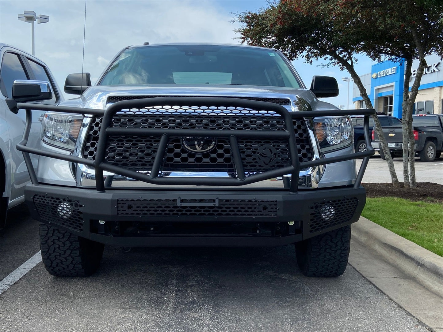 Ranch Hand Midnight Series Front Bumper for Toyota Tundra (2014-2021) - MFT14HBM1