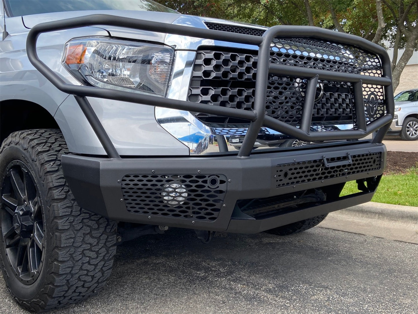 Ranch Hand Midnight Series Front Bumper for Toyota Tundra (2014-2021) - MFT14HBM1