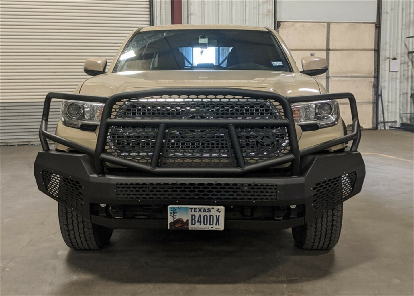 Ranch Hand Midnight Series Front Bumper for Toyota Tacoma (2016-2023) - MFT16MBM1