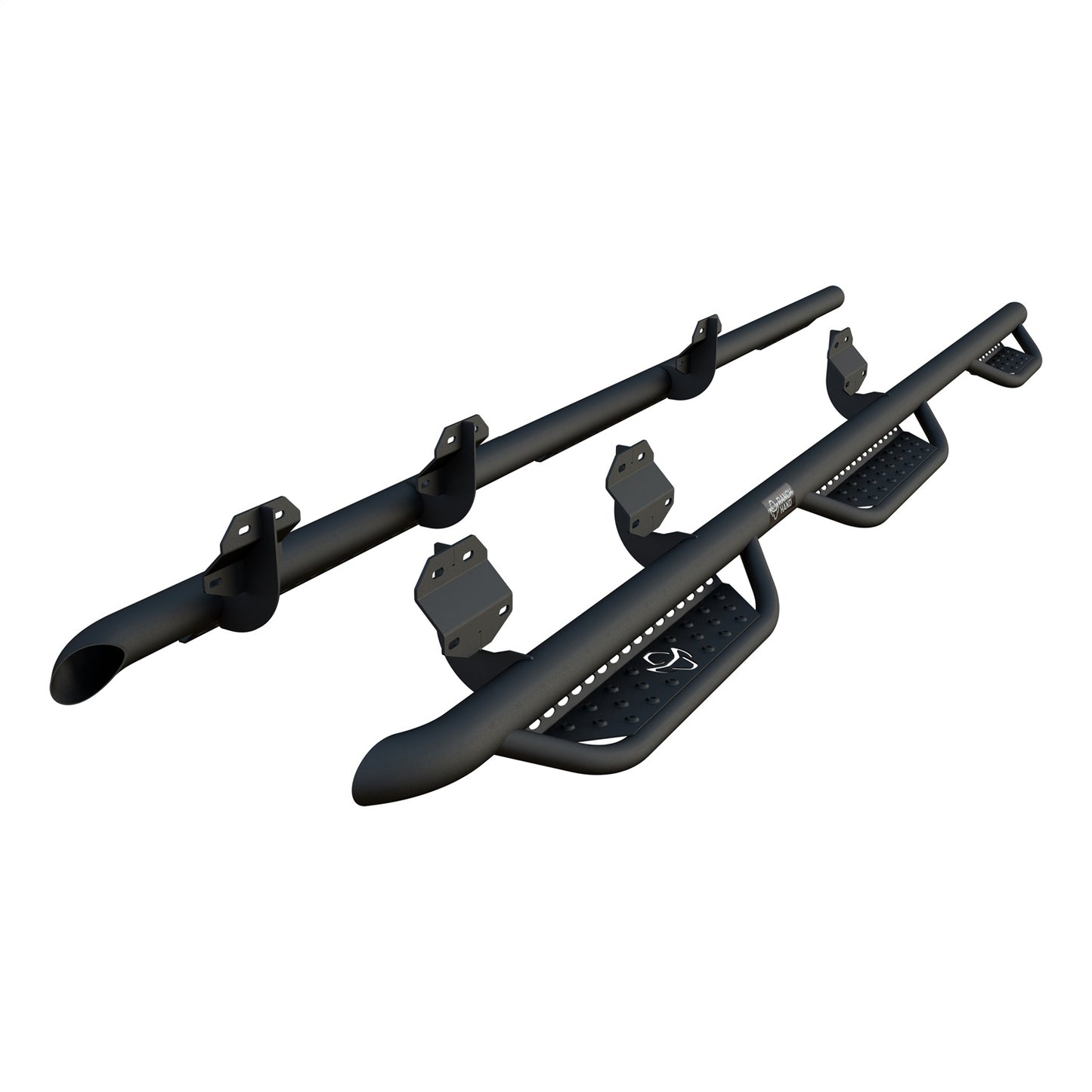 Ranch Hand Midnight Series Nerf/StepBarWTW for Ford Super Duty (2017-2026) - MRSF171C8B6S