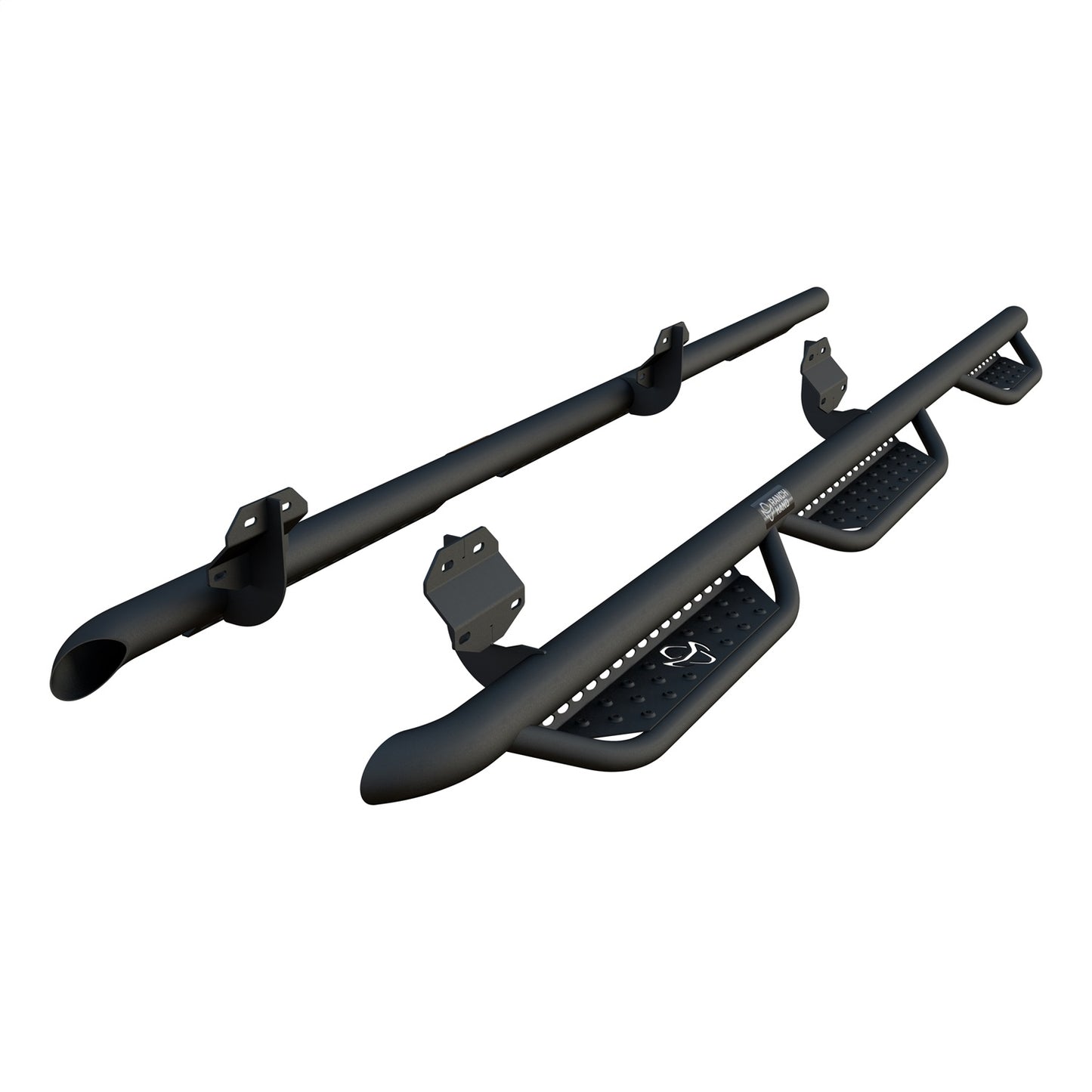 Ranch Hand Midnight Series Running Steps for Ford Super Duty, Ford F-150 (2015-2026) - MRSF171S8B6S