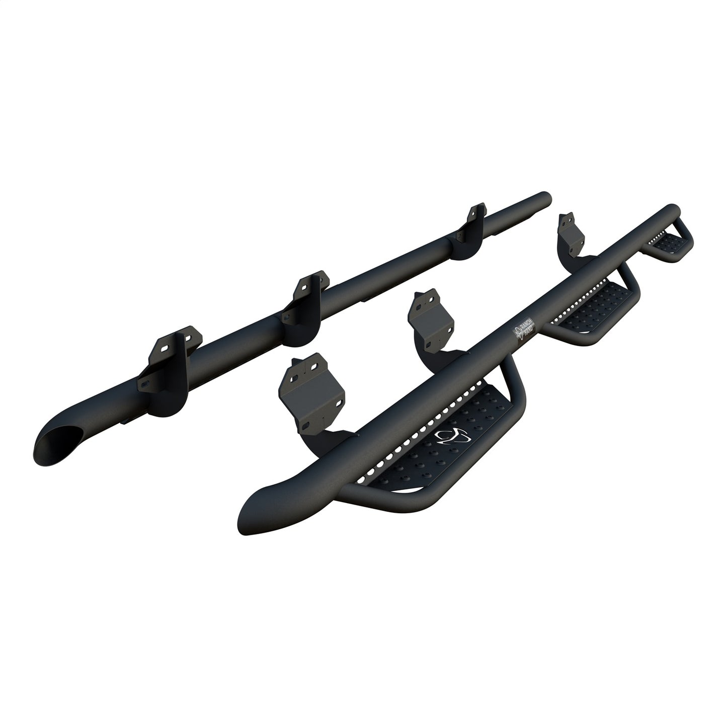 Ranch Hand Midnight Series Nerf/StepBarWTW for Ford Super Duty (2017-2026) - MRSF17DC8B6S