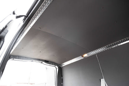 DuraTherm Insulated Ceiling Liner Kit for Mercedes Metris Cargo Vans - Wheelbase: Extended | Side Doors: Single Sliding | Include Ceiling Sills: No | Color: Textured Grey