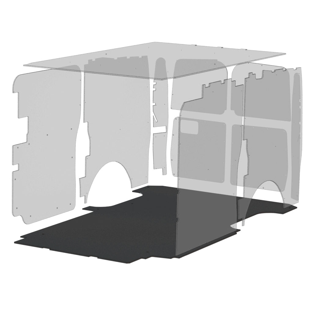 AutoMat-Bar Rubber Floor Mat for Mercedes Metris