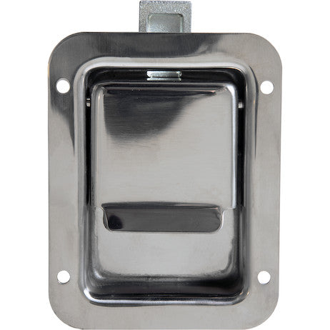 Buyers Products Stainless Steel Junior Single Point Non-Locking Paddle Latch - Thru-Hole Mount - N1883