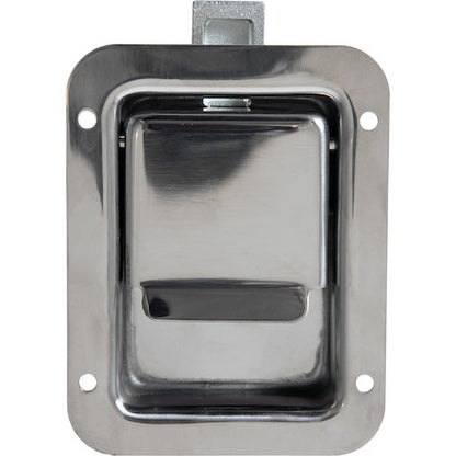 Buyers Products Stainless Steel Junior Single Point Non-Locking Paddle Latch - Thru-Hole Mount - N1883