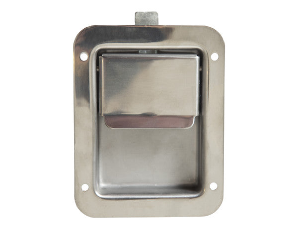 Buyers Products Stainless Steel Single Point Non-Locking Paddle Latch - Thru-Hole Mount - N3885