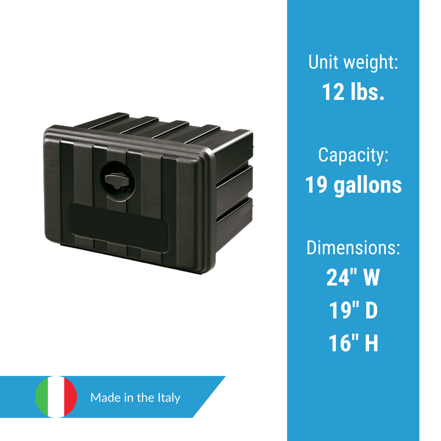 Co.Par 24-in Underbody Composite Tool Box - Single-Door - NOVABOX60