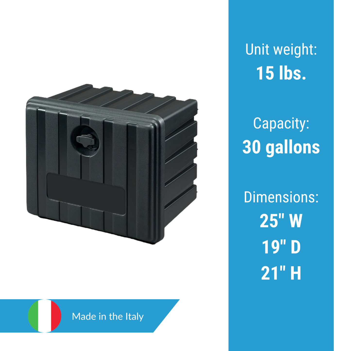 Co.Par 25-in Underbody Composite Tool Box - Single-Door - NOVABOX64
