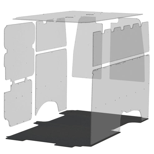 AutoMat-Bar Rubber Floor Mat for Nissan NV Full Size Vans - - Upfit Supply